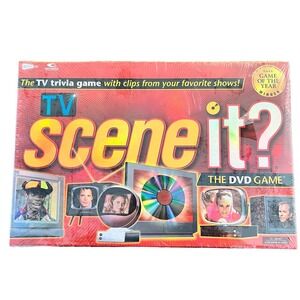 TV Scene It The DVD Game of the Year Trivia Game Board Family Game Night 10 up
